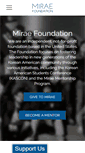 Mobile Screenshot of miraefoundation.org